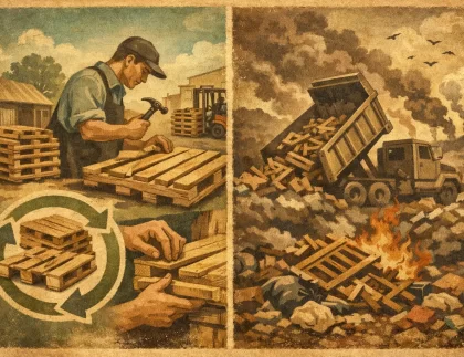 Pallet Recycling vs Disposal: What Saves More?