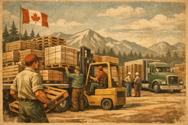 Commercial Pallet Pickup Canada for Busy Sites