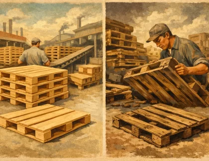 New Pallets Versus Recycled: Which Fits?