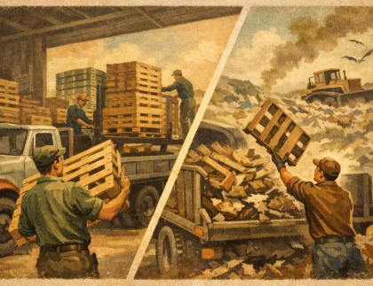 Pallet Buyback Versus Disposal Costs for Operations