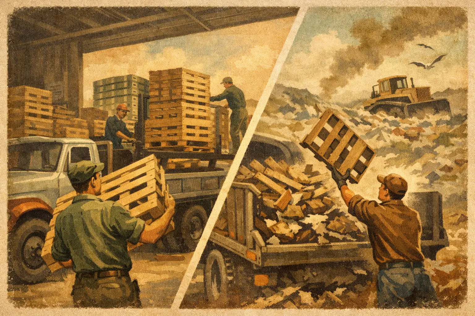 Pallet Buyback Versus Disposal Costs for Operations