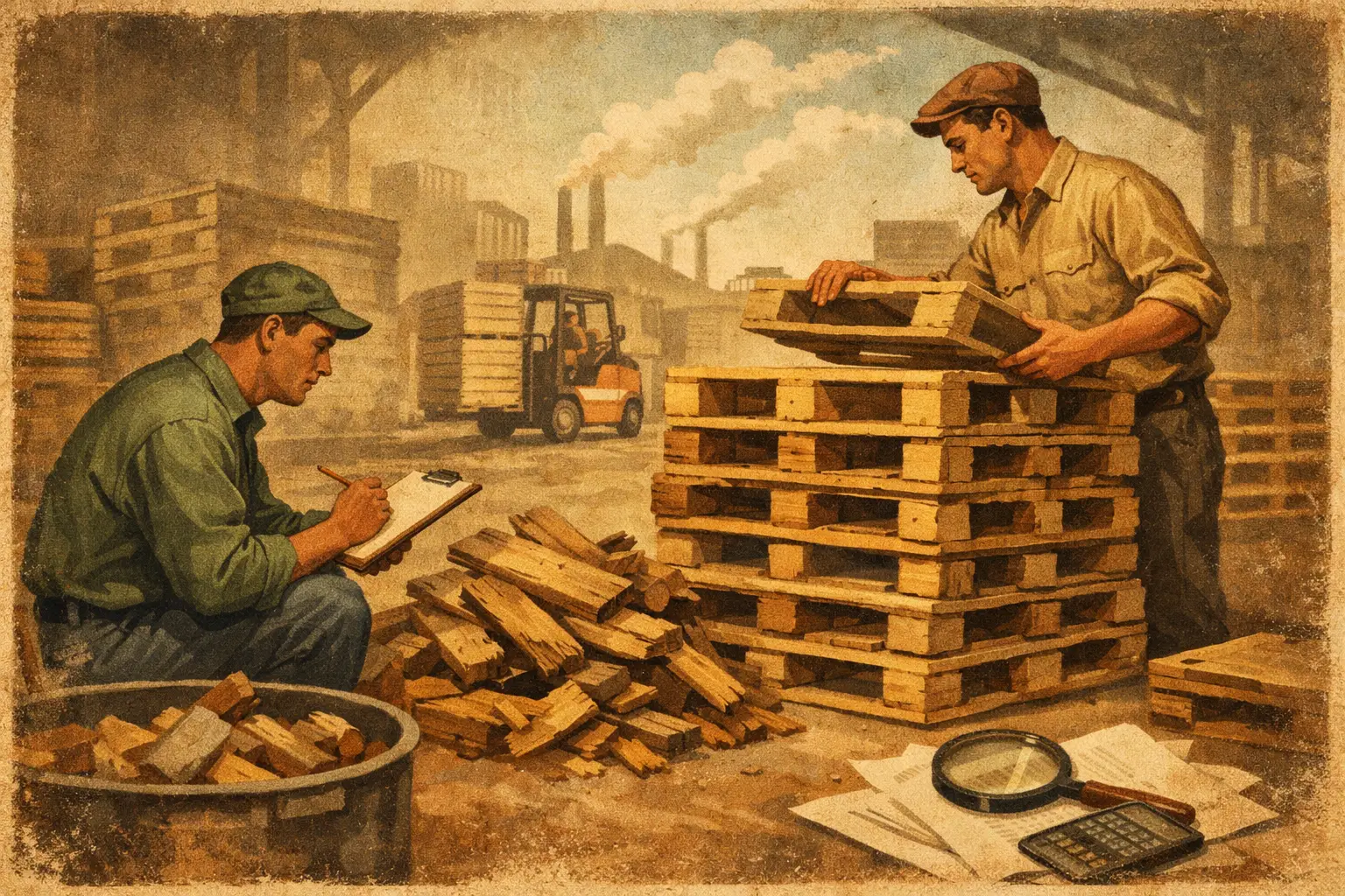 A Pallet Waste Audit Process That Cuts Costs