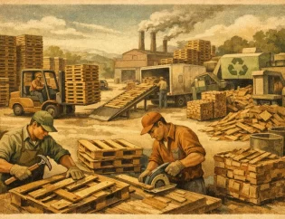 How Businesses Recycle Shipping Pallets Efficiently