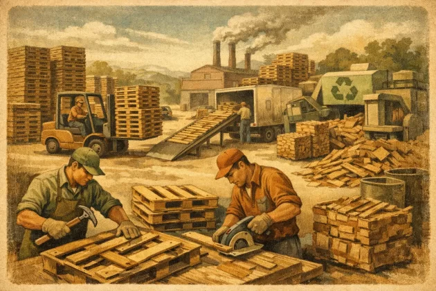 How Businesses Recycle Shipping Pallets Efficiently